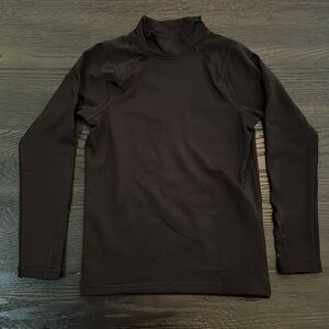 Youth black compression shirt